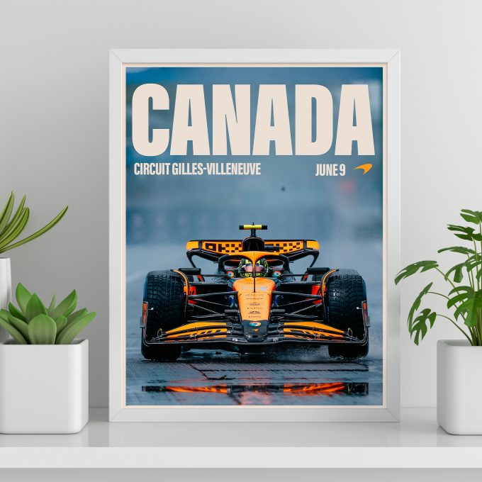 Canada 2024 McLaren F1 Poster