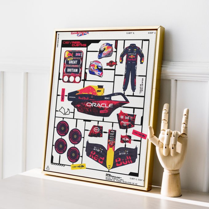 Great Britain 2024 Red Bull F1 Poster