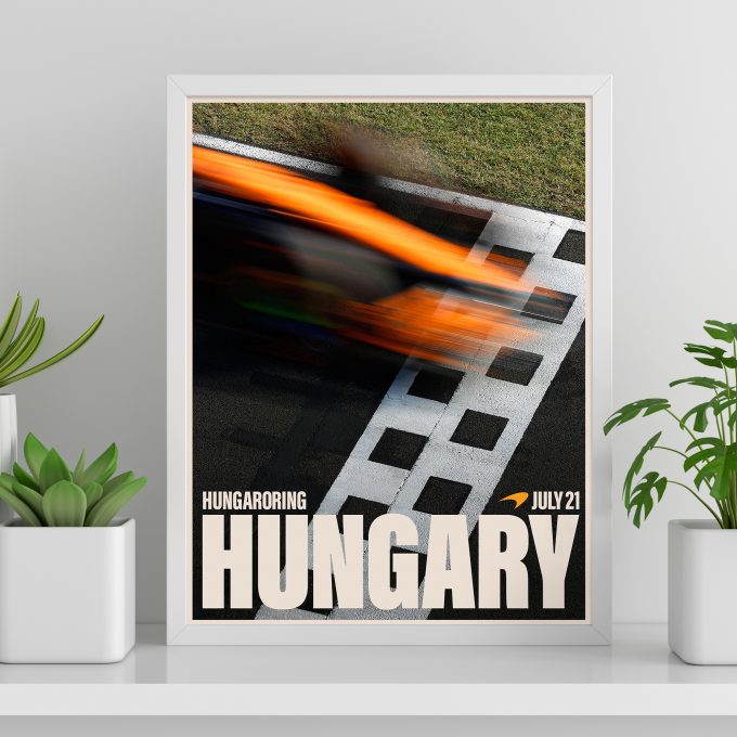 Hungary 2024 McLaren F1 Poster