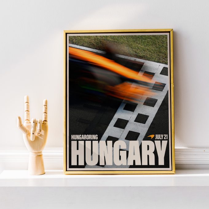 Hungary 2024 McLaren F1 Poster