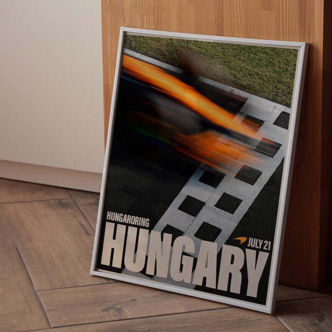 Hungary 2024 McLaren F1 Poster