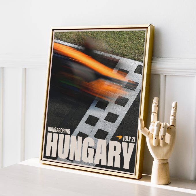 Hungary 2024 McLaren F1 Poster