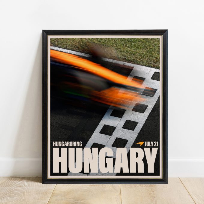 Hungary 2024 McLaren F1 Poster