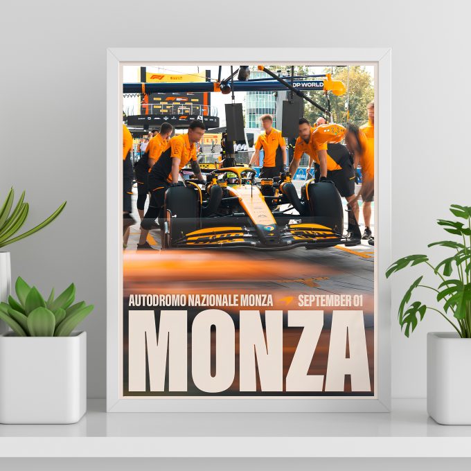 Italy 2024 McLaren F1 Poster