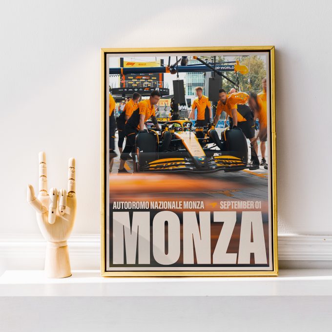 Italy 2024 McLaren F1 Poster