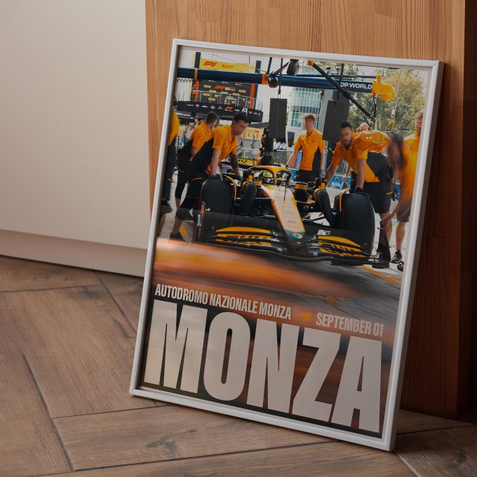 Italy 2024 McLaren F1 Poster