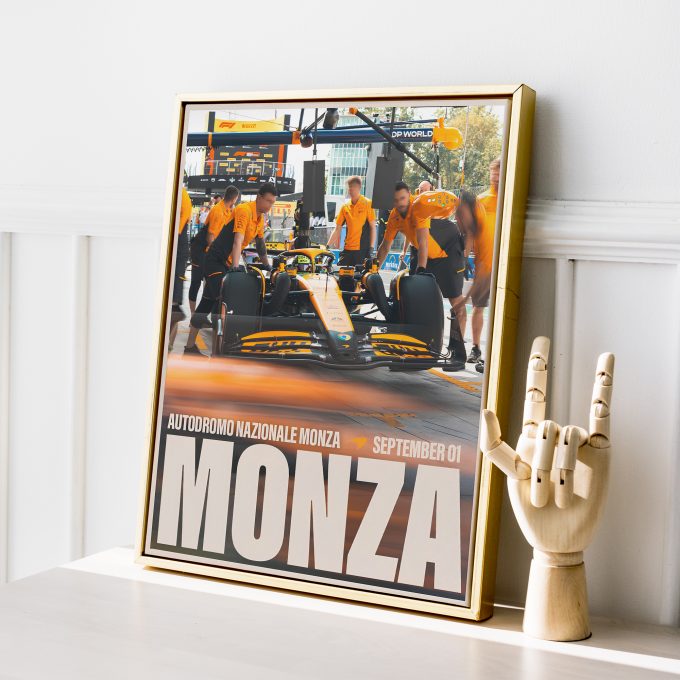 Italy 2024 McLaren F1 Poster