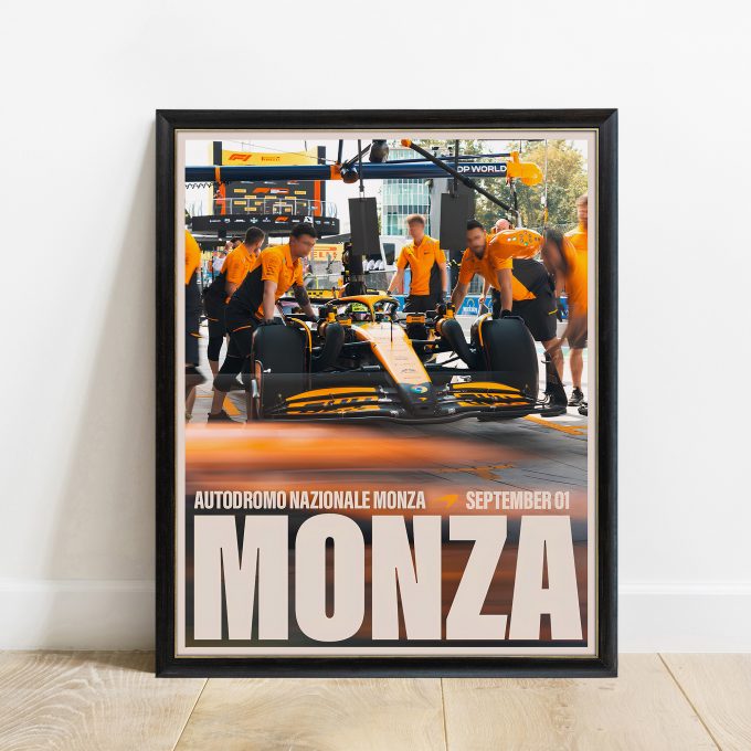 Italy 2024 McLaren F1 Poster