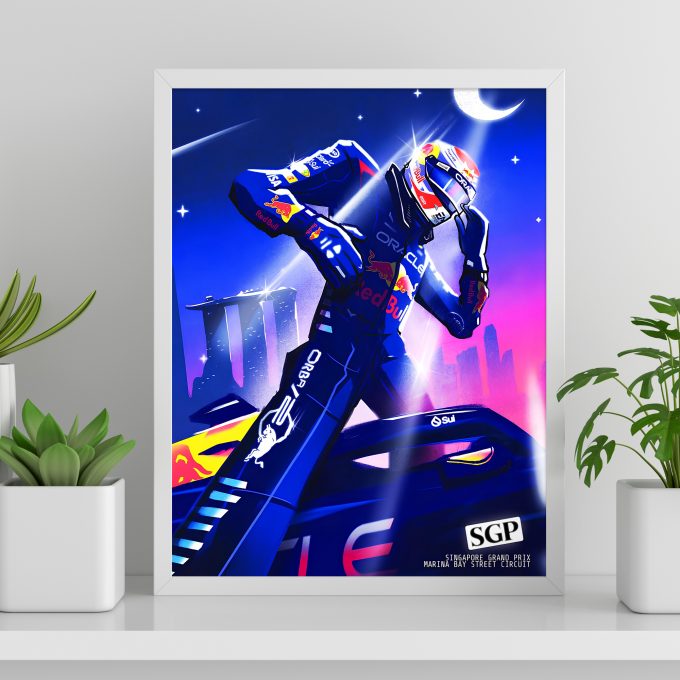 Singapore 2024 Red Bull F1 Poster