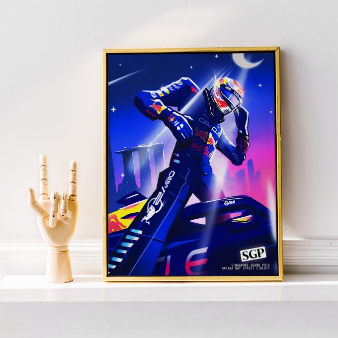 Singapore 2024 Red Bull F1 Poster