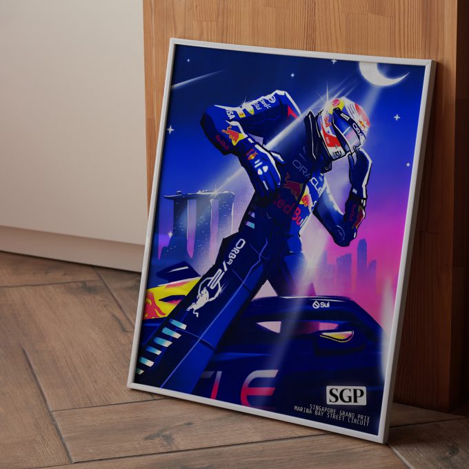 Singapore 2024 Red Bull F1 Poster