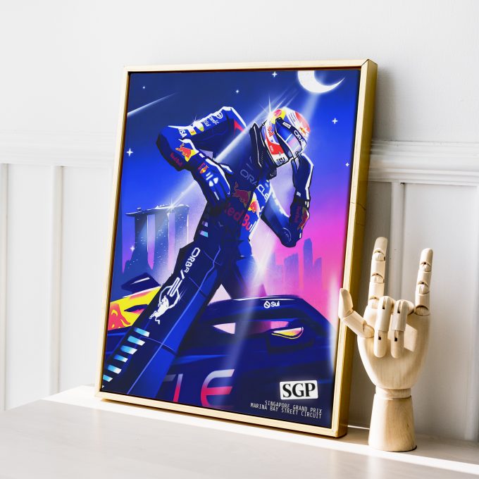 Singapore 2024 Red Bull F1 Poster