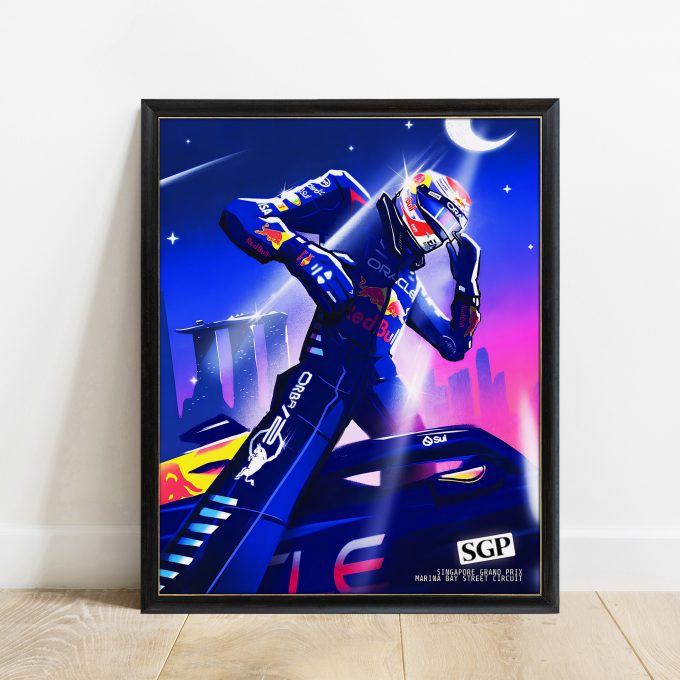 Singapore 2024 Red Bull F1 Poster