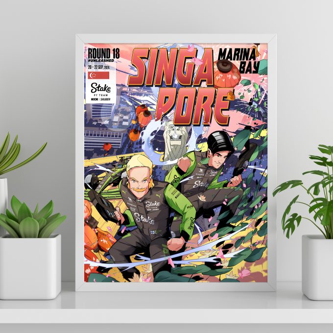 Singapore 2024 Stake F1 Poster