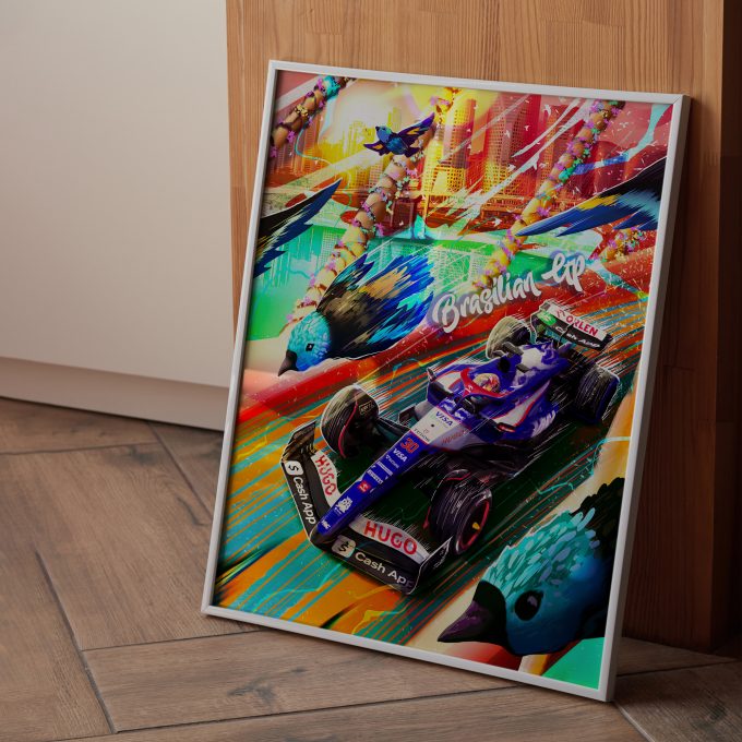 Brazil 2024 Racing Bulls F1 Poster