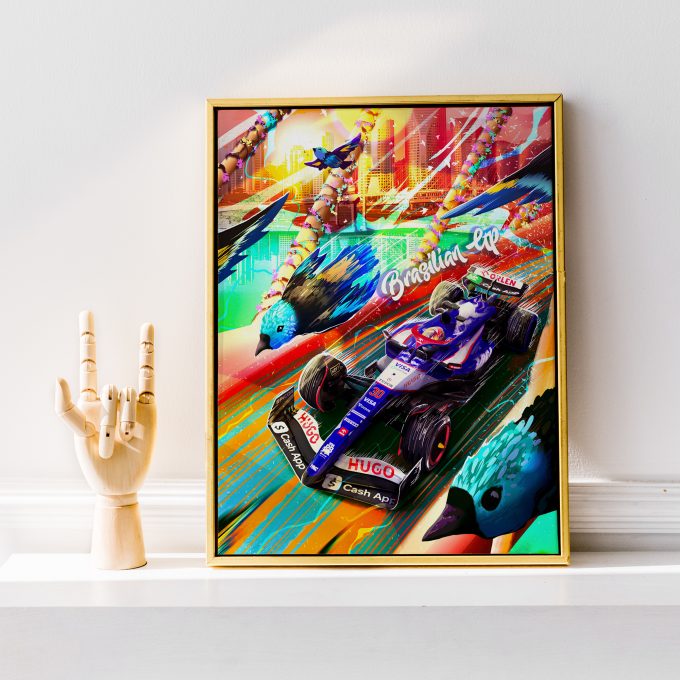 Brazil 2024 Racing Bulls F1 Poster