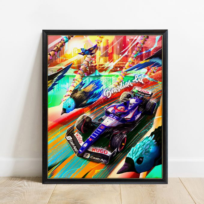 Brazil 2024 Racing Bulls F1 Poster