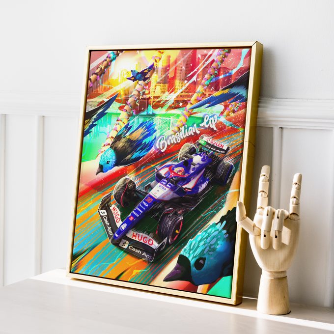 Brazil 2024 Racing Bulls F1 Poster