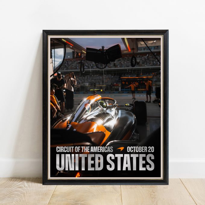 USA 2024 McLaren F1 Poster