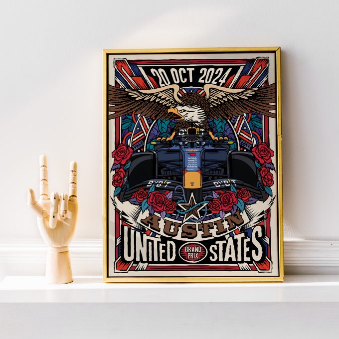 USA 2024 Red Bull F1 Poster