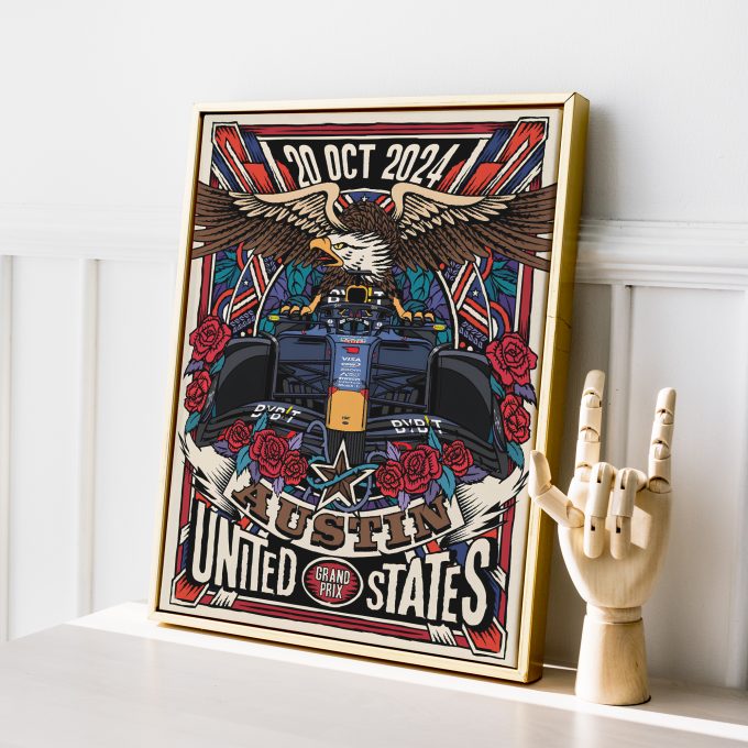 USA 2024 Red Bull F1 Poster