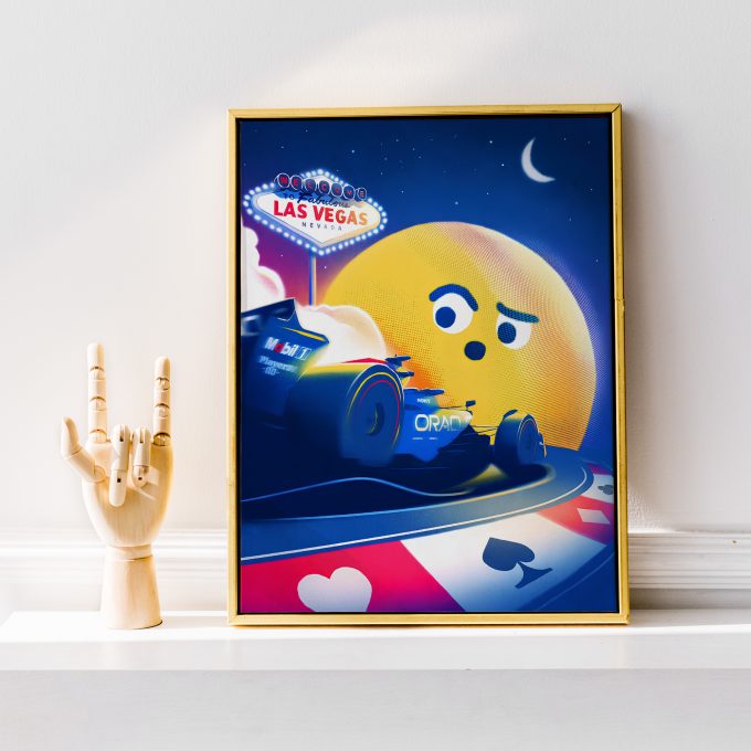 Las Vegas 2024 Red Bull F1 Poster