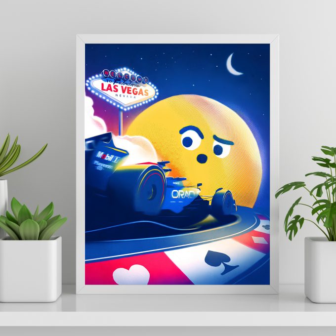 Las Vegas 2024 Red Bull F1 Poster