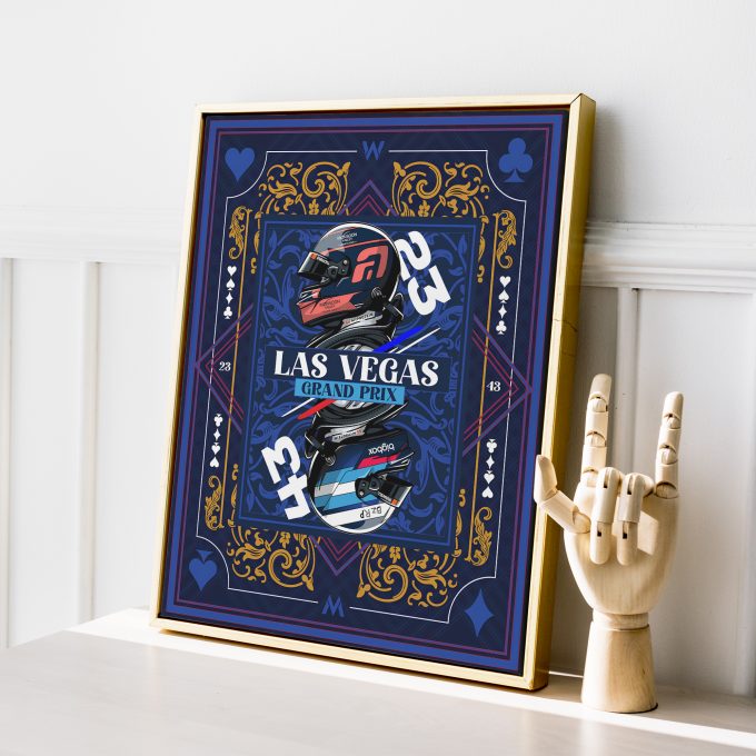 Las Vegas 2024 Williams F1 Poster