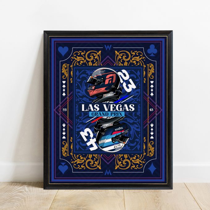 Las Vegas 2024 Williams F1 Poster